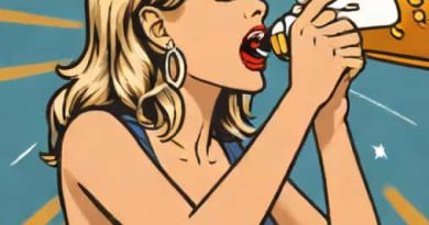 Taylor Swift Chugging Beer At Super Bowl