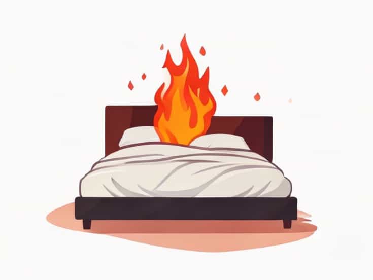 This Bed Is On Fire With Passionate Love