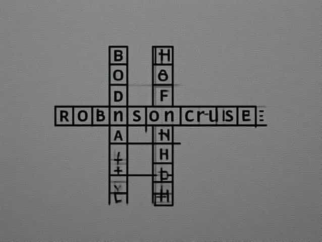 Who Wrote Robinson Crusoe Crossword Clue