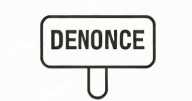 A Sentence With The Word Denounce