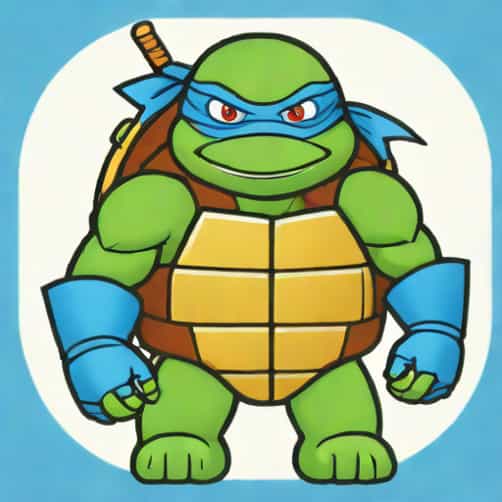 Blue Teenage Mutant Ninja Turtle