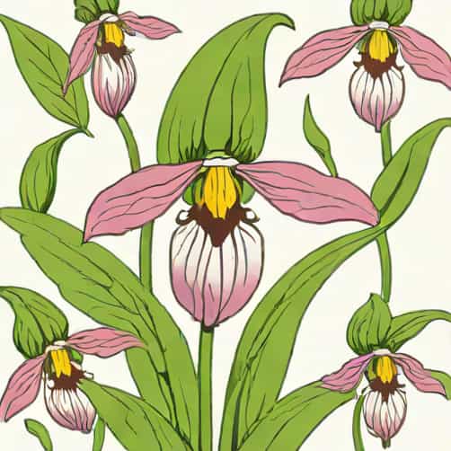 Cypripedium Pubescens X Tibeticum