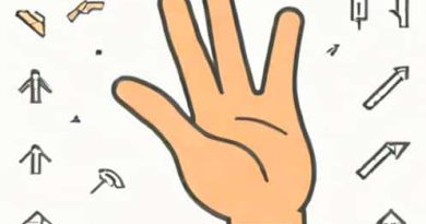 Fingers To Hand Directional Terms