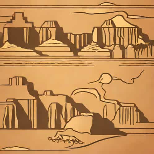 Grand Canyon Egyptian Hieroglyphs