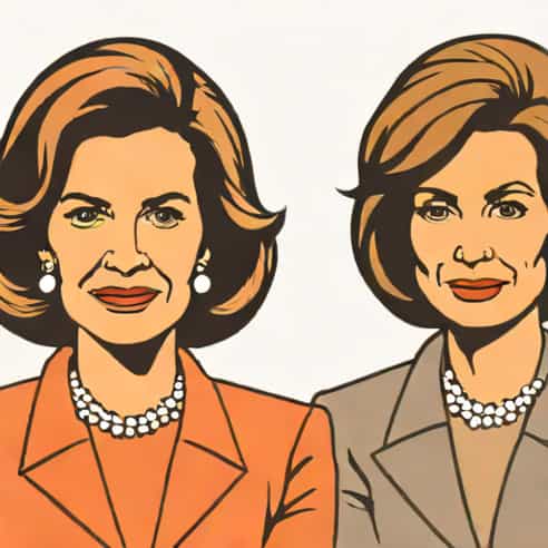 Lee Radziwill And Jackie Onassis