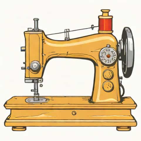 National Two Spool Sewing Machine