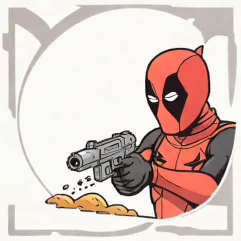 Oops Deadpool Might Have Scabbed