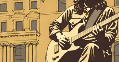 Rory Gallagher Statue Ulster Hall