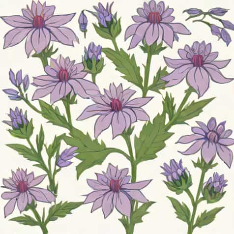 Upscale Lavender Taffeta Monarda
