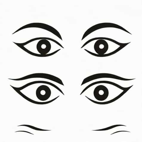 Vertical Frown Lines Between Eyes