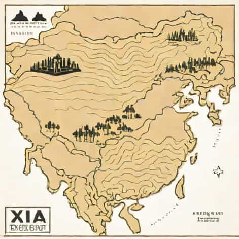 Xia Dynasty Geographical Features