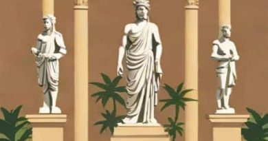 Garden Of Ancient Statues At The Ringling Museum