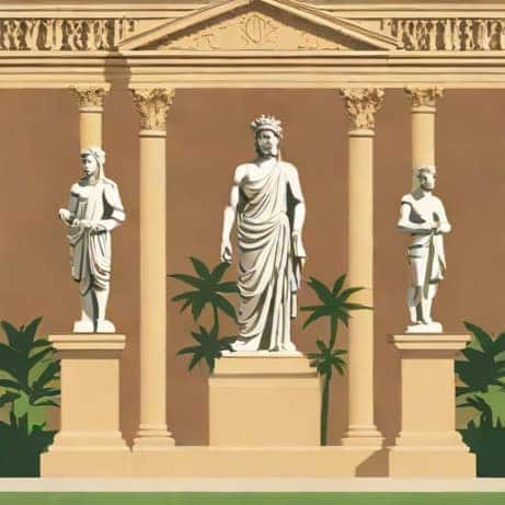 Garden Of Ancient Statues At The Ringling Museum