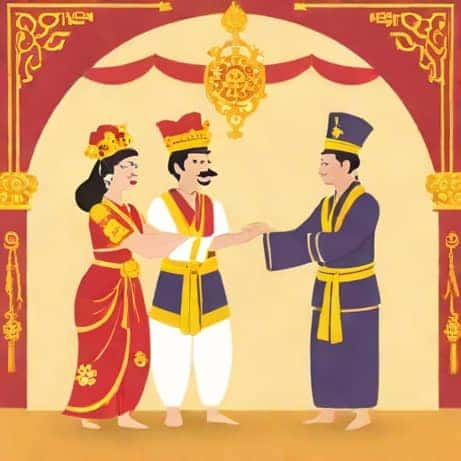Kumintang Is Being Performed For Courtship Dance