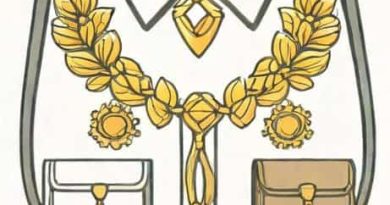 Large Piece Of Jewellery On Uniform Is Beguiling