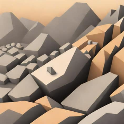 Rocks With Composition Between Granitic And Basaltic