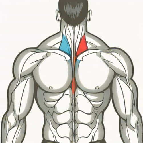 Your Trapezius And Rhomboid Muscles Are Located Where