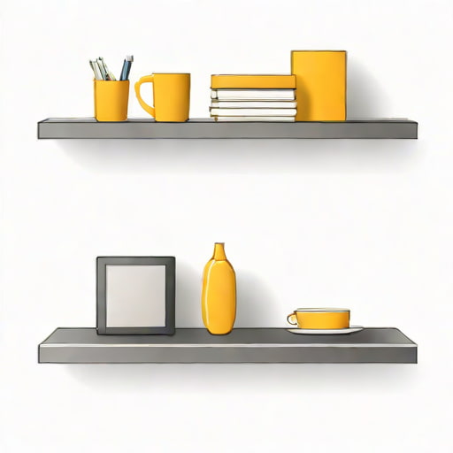 Floating Shelf With Hidden Compartment