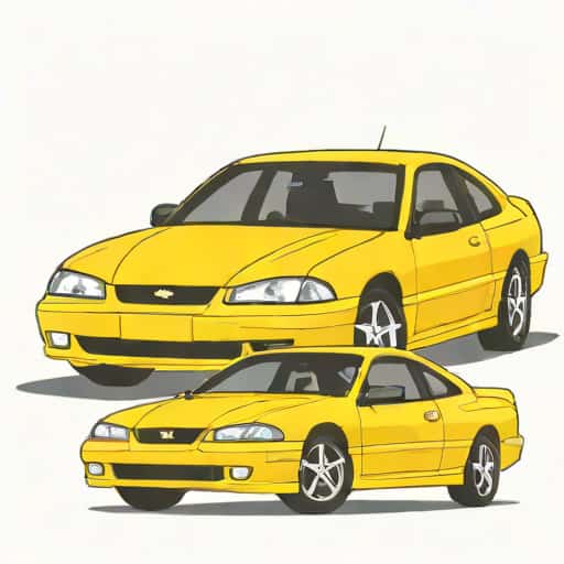 Yellow Chevy Cavalier